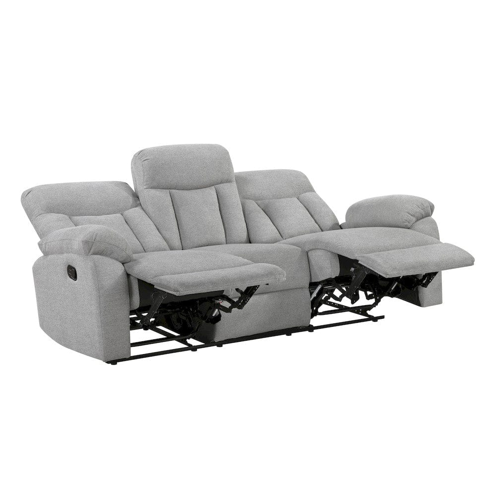 Homelegance  - Jules Double Reclining Sofa in Gray - 8440GRY-3  view 5