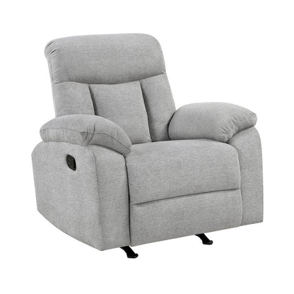 Homelegance  - Jules Rocker Reclining Chair in Gray - 8440GRY-1  view 2