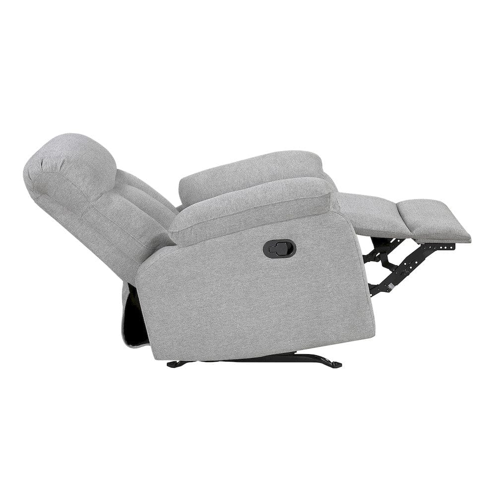 Homelegance  - Jules Rocker Reclining Chair in Gray - 8440GRY-1  view 4