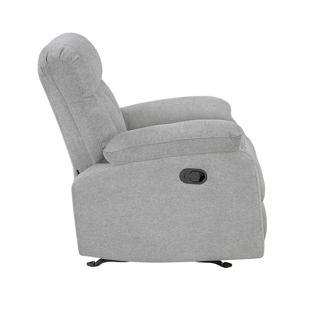 Homelegance  - Jules Rocker Reclining Chair in Gray - 8440GRY-1  view 6