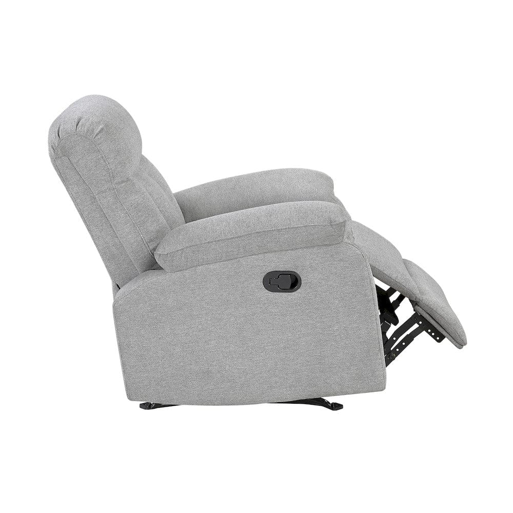 Homelegance  - Jules Rocker Reclining Chair in Gray - 8440GRY-1  view 11
