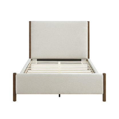 Homelegance  - Julian Full Platform Bed in Beige - 1587F-1x  view 4