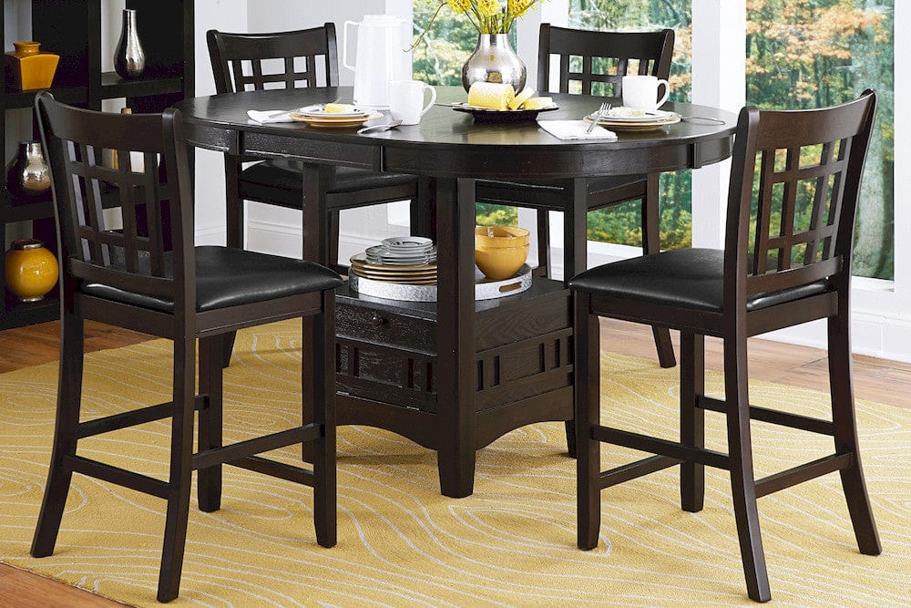 Homelegance  - Junipero Counter Height Chair in Black - 2423-24  view 4