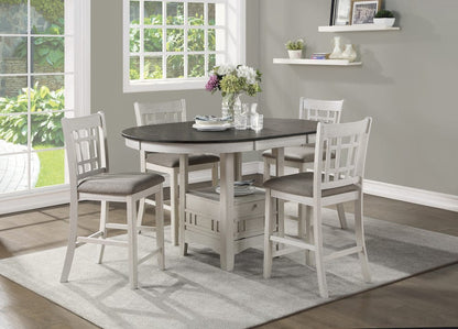 Homelegance  - Junipero Round / Oval Counter Height Table W/ Storage Base - 2423W-36  view 3
