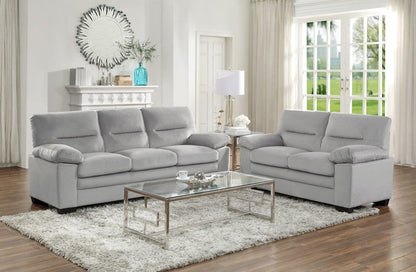 Homelegance  - Keighly Love Seat in Gray - 9328GY-2  view 4
