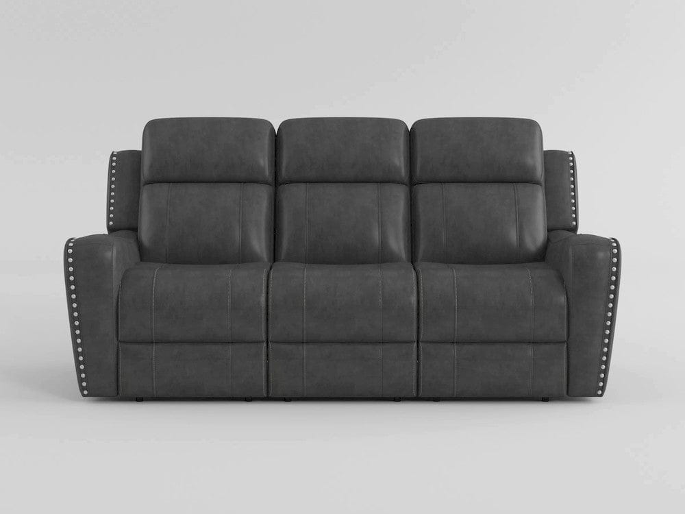 Homelegance  - Kellen Double Reclining Sofa in Smoky gray - 9515DGY-3  view 11