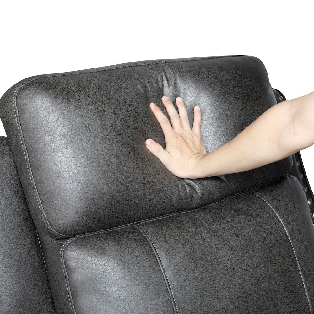Homelegance  - Kellen Power Double Reclining Sofa in Smoky gray - 9515DGY-3PW  view 2