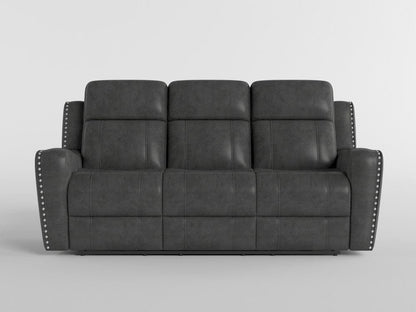 Homelegance  - Kellen Power Double Reclining Sofa in Smoky gray - 9515DGY-3PW  view 12