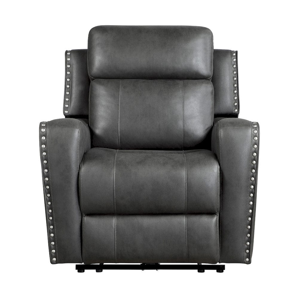 Homelegance  - Kellen Reclining Chair in Smoky gray - 9515DGY-1  view 6
