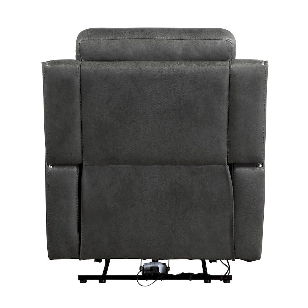 Homelegance  - Kellen Reclining Chair in Smoky gray - 9515DGY-1  view 9