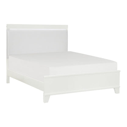 Homelegance  - Kerren Queen Bed, LED Lighting in White - 1678W-1x  view 3