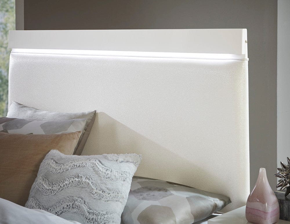 Homelegance  - Kerren Queen Bed, LED Lighting in White - 1678W-1x  view 4