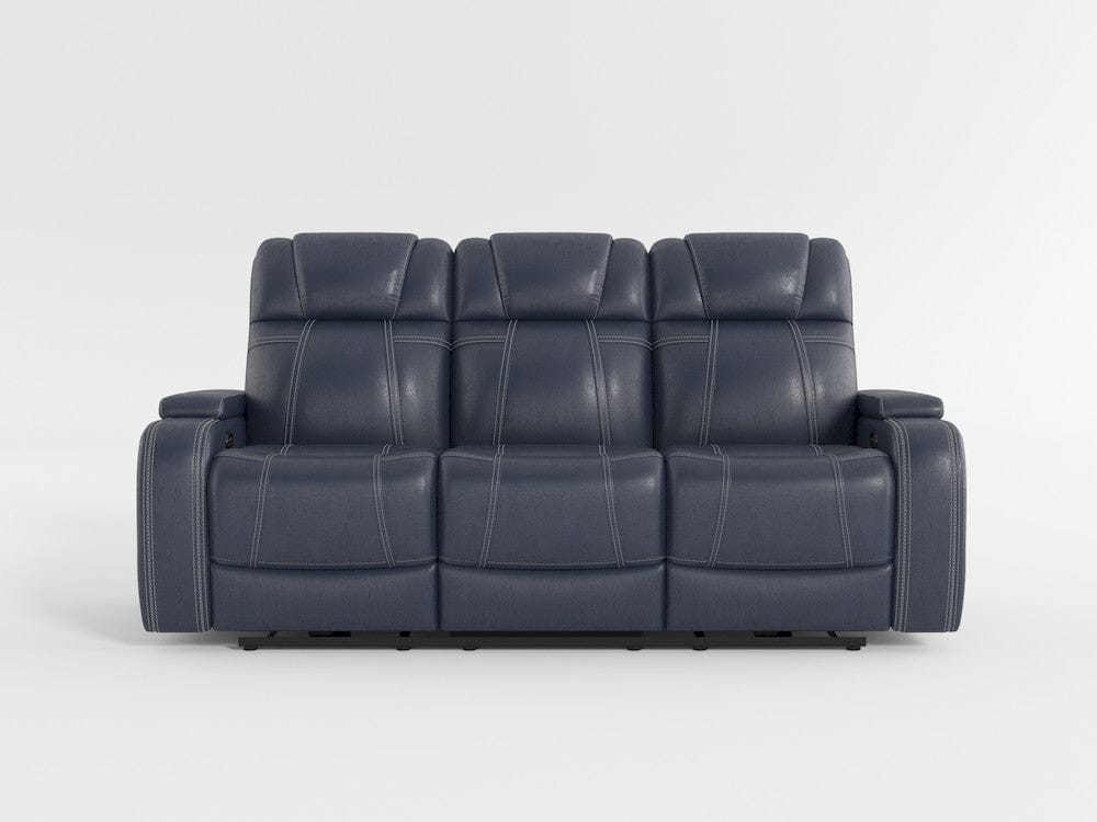 Homelegance  - Keziah Power Double Reclining Sofa W/ Power Headrests and Storage Arms in Blue - 9640BU-3PWH  view 10