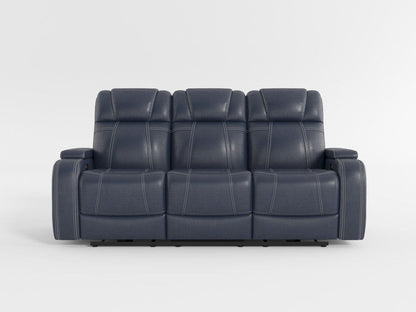 Homelegance  - Keziah Power Double Reclining Sofa W/ Power Headrests and Storage Arms in Blue - 9640BU-3PWH  view 10
