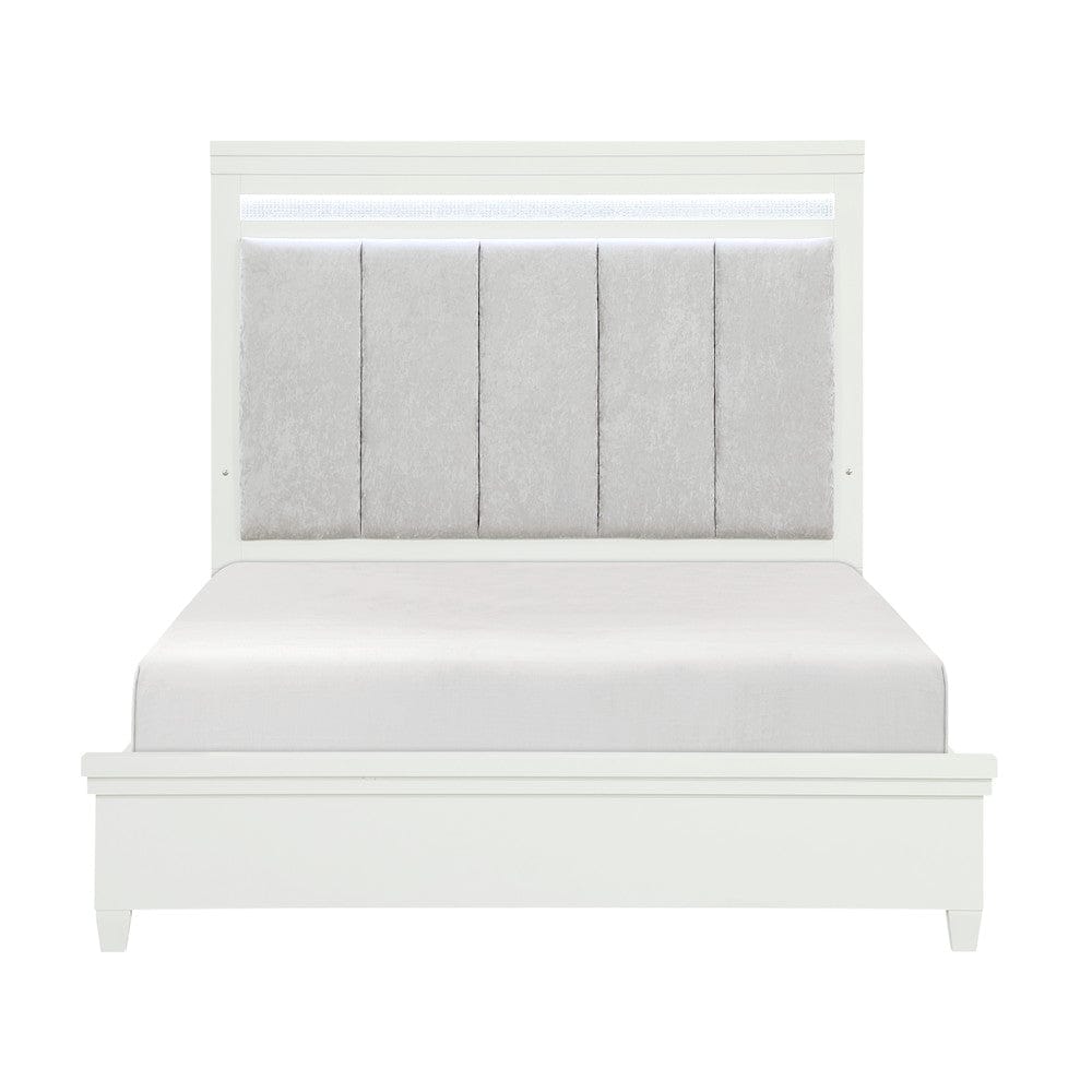 Homelegance  - Kidman Queen Bed in Gray - 1321-1x  view 1