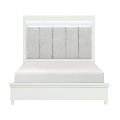 Homelegance  - Kidman Queen Bed in Gray - 1321-1x  view 1