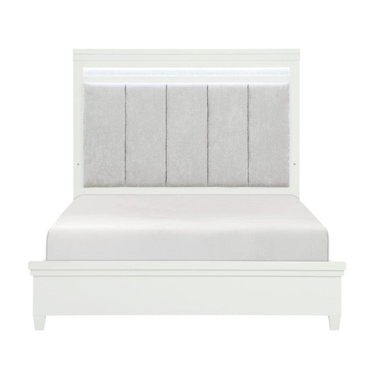 Homelegance  - Kidman Queen Bed in Gray - 1321-1x  view 1