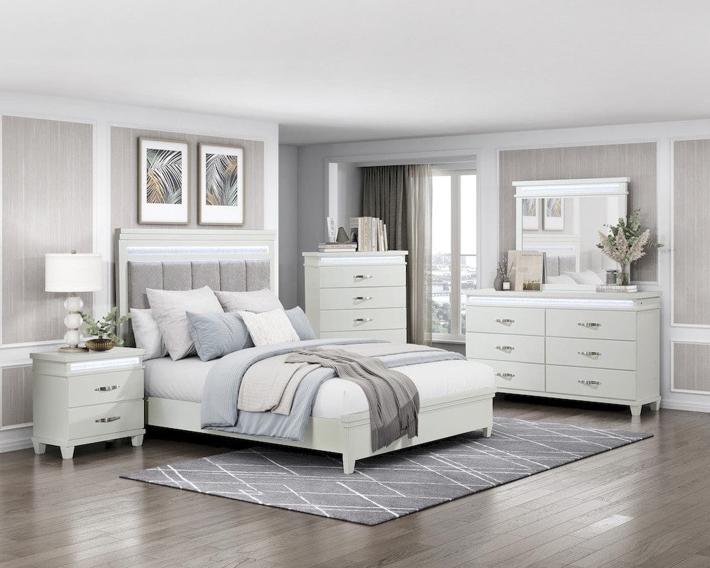 Homelegance  - Kidman Queen Bed in Gray - 1321-1x  view 8