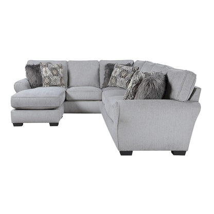 Homelegance  - Kieran 2-Piece Reversible Sectional in Gray - 9679GYxSC  view 7