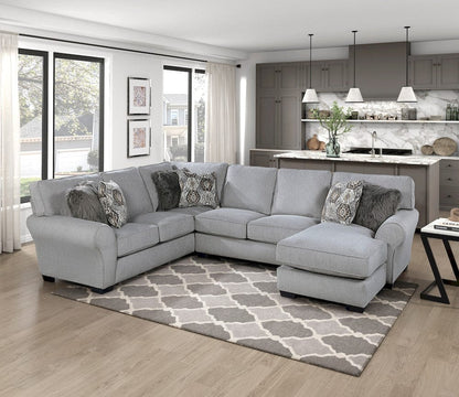 Homelegance  - Kieran 2-Piece Reversible Sectional in Gray - 9679GYxSC  view 11