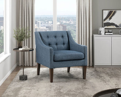Homelegance  - Knox Accent Chair in Blue - 1004BUE-1  view 4
