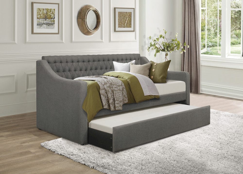 Homelegance  - LaBelle Daybed W/ Trundle in Gray - 4866DGx  view 4