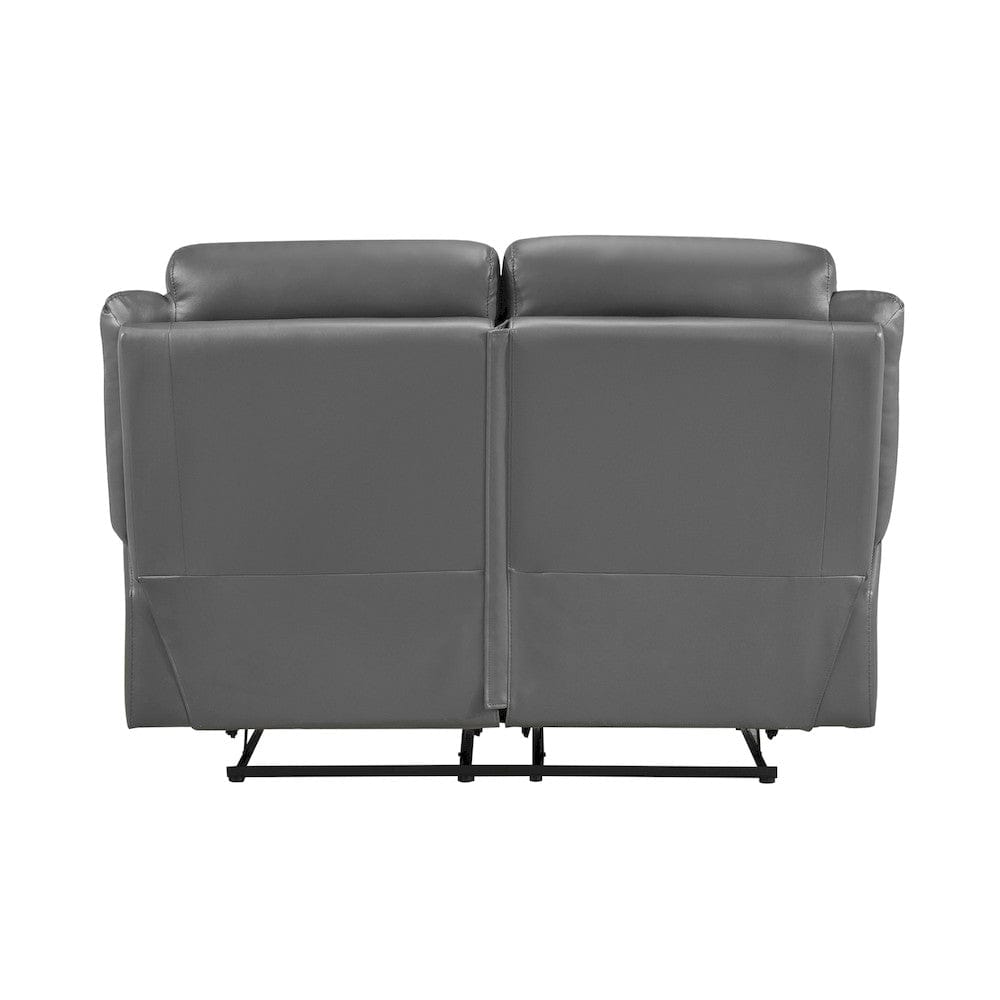 Homelegance  - Laconia Double Reclining Love Seat in Dark gray - 9629DGY-2  view 3