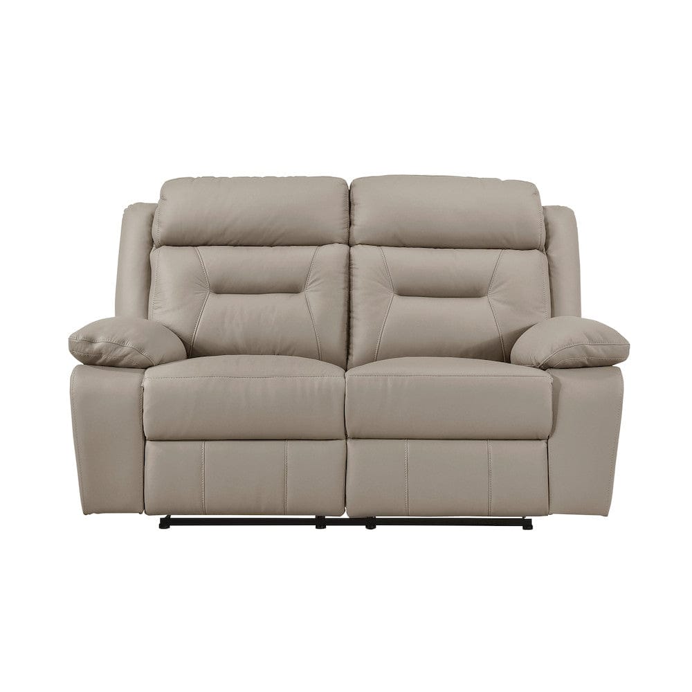 Homelegance  - Laconia Double Reclining Love Seat in Latte - 9629LTE-2  view 1