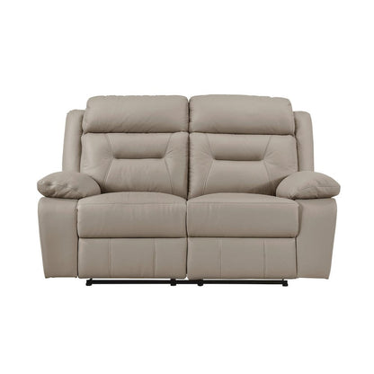 Homelegance  - Laconia Double Reclining Love Seat in Latte - 9629LTE-2  view 1