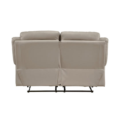 Homelegance  - Laconia Double Reclining Love Seat in Latte - 9629LTE-2  view 8
