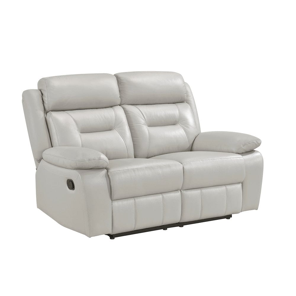 Homelegance  - Laconia Double Reclining Love Seat in Silver - 9629SVE-2  view 1
