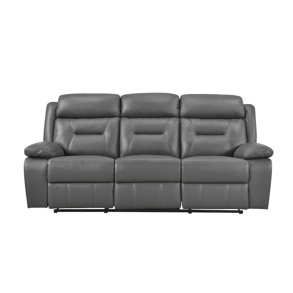Homelegance  - Laconia Double Reclining Sofa in Dark gray - 9629DGY-3  view 1