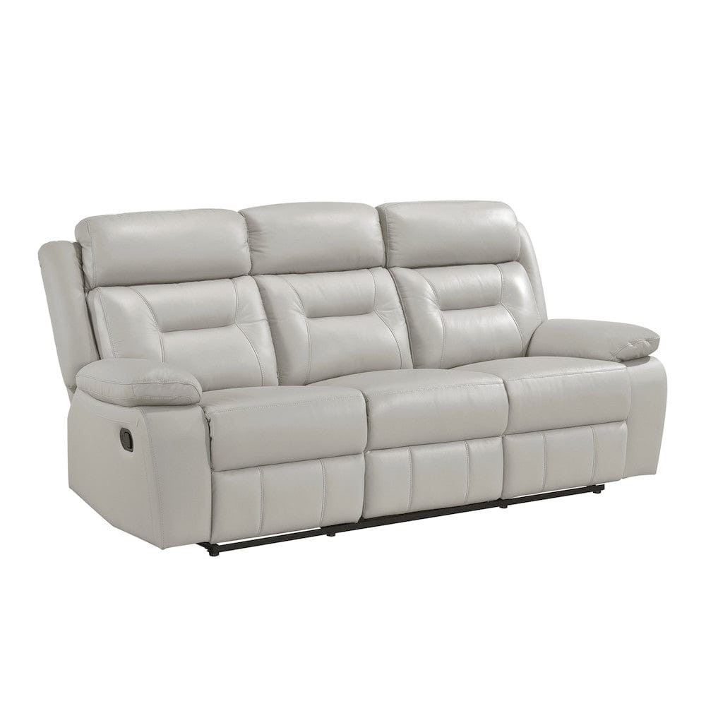 Homelegance  - Laconia Double Reclining Sofa in Silver - 9629SVE-3  view 1