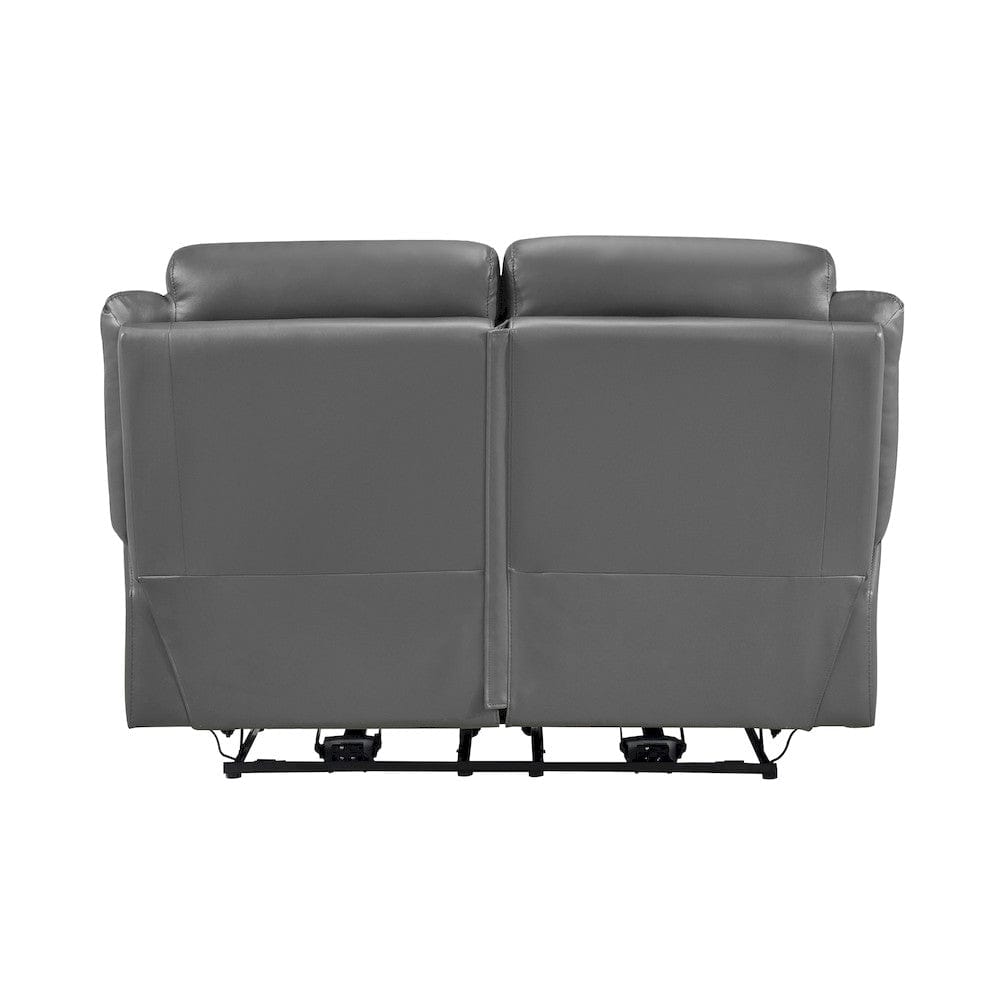 Homelegance  - Laconia Power Double Reclining Love Seat in Dark gray - 9629DGY-2PW  view 8