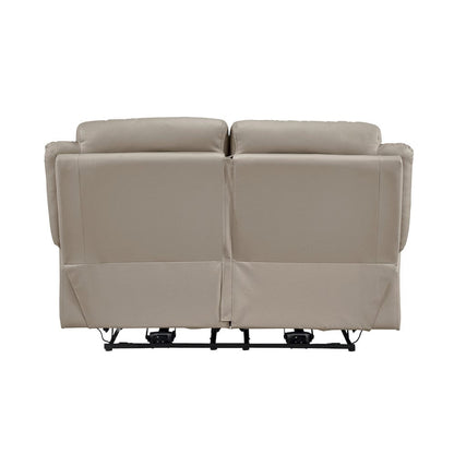 Homelegance  - Laconia Power Double Reclining Love Seat in Latte - 9629LTE-2PW  view 8