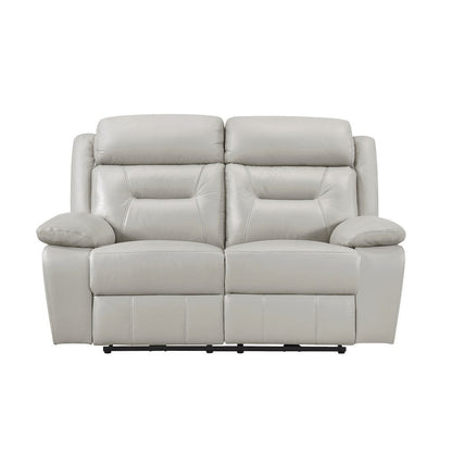 Homelegance  - Laconia Power Double Reclining Love Seat in Silver - 9629SVE-2PW  view 6