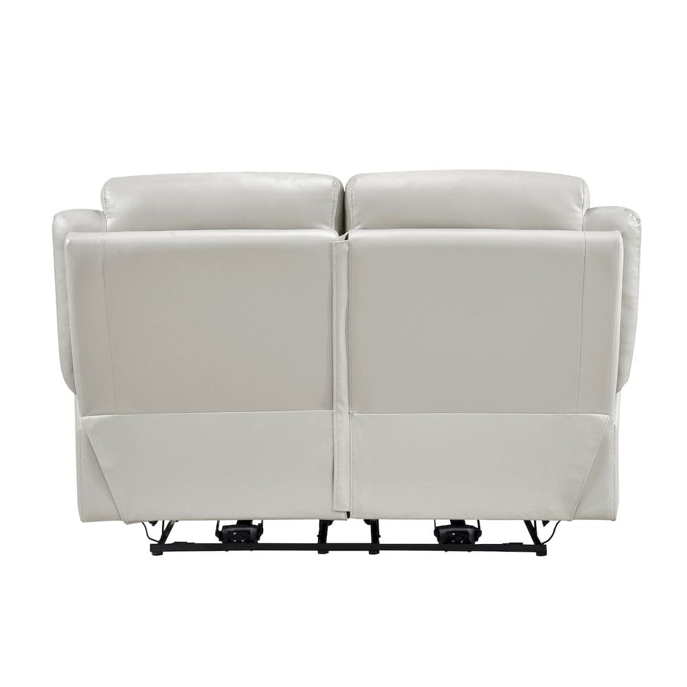 Homelegance  - Laconia Power Double Reclining Love Seat in Silver - 9629SVE-2PW  view 8