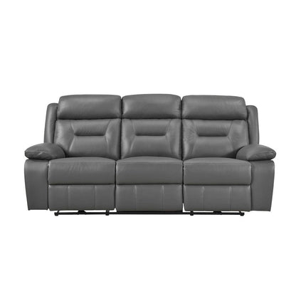 Homelegance  - Laconia Power Double Reclining Sofa in Dark gray - 9629DGY-3PW  view 1