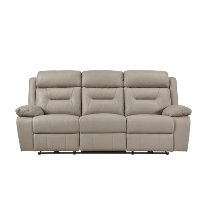 Homelegance  - Laconia Power Double Reclining Sofa in Latte - 9629LTE-3PW  view 1
