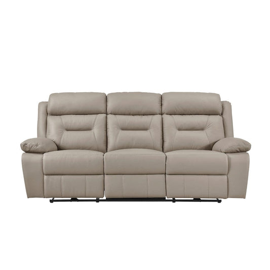 Homelegance  - Laconia Power Double Reclining Sofa in Latte - 9629LTE-3PW  view 1