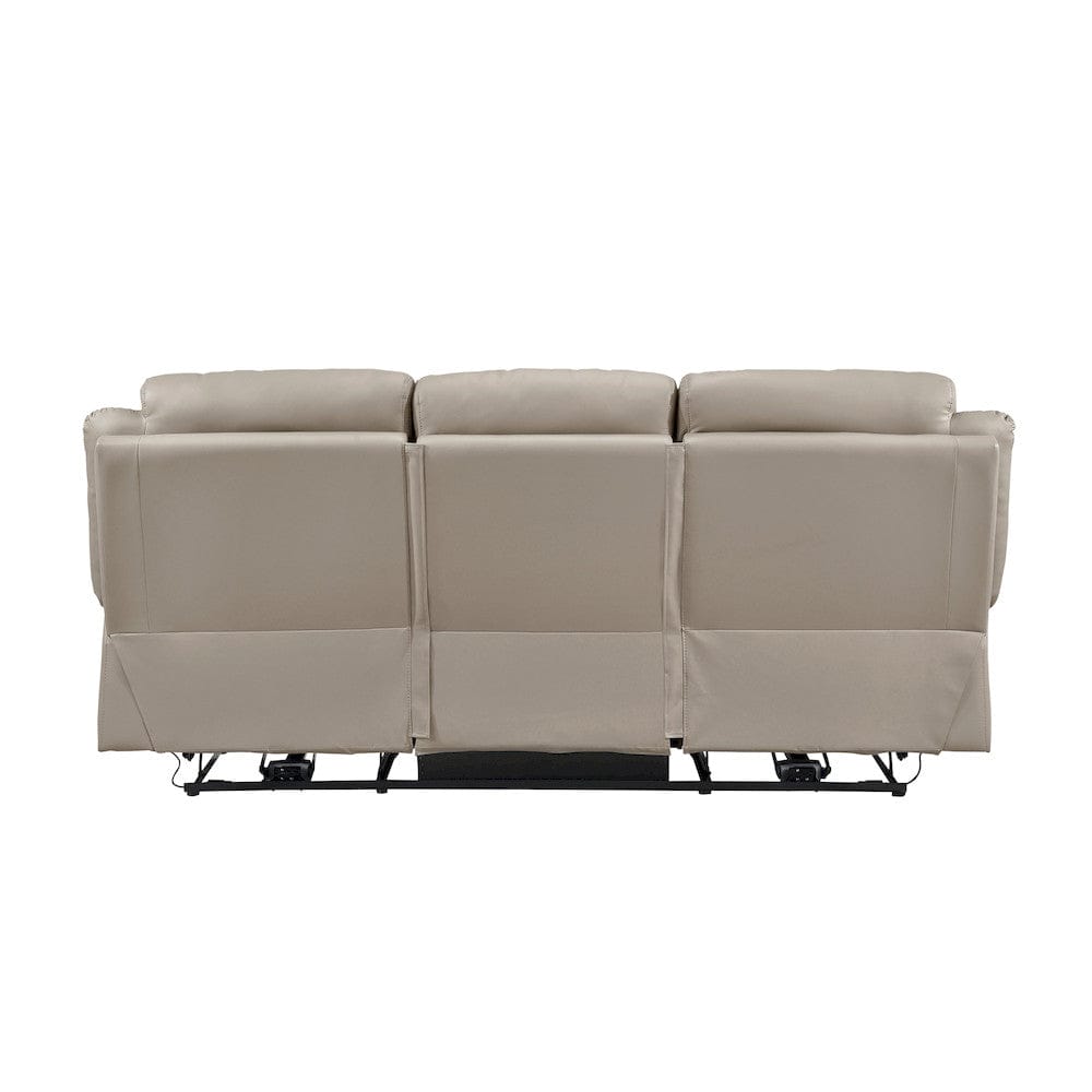 Homelegance  - Laconia Power Double Reclining Sofa in Latte - 9629LTE-3PW  view 3