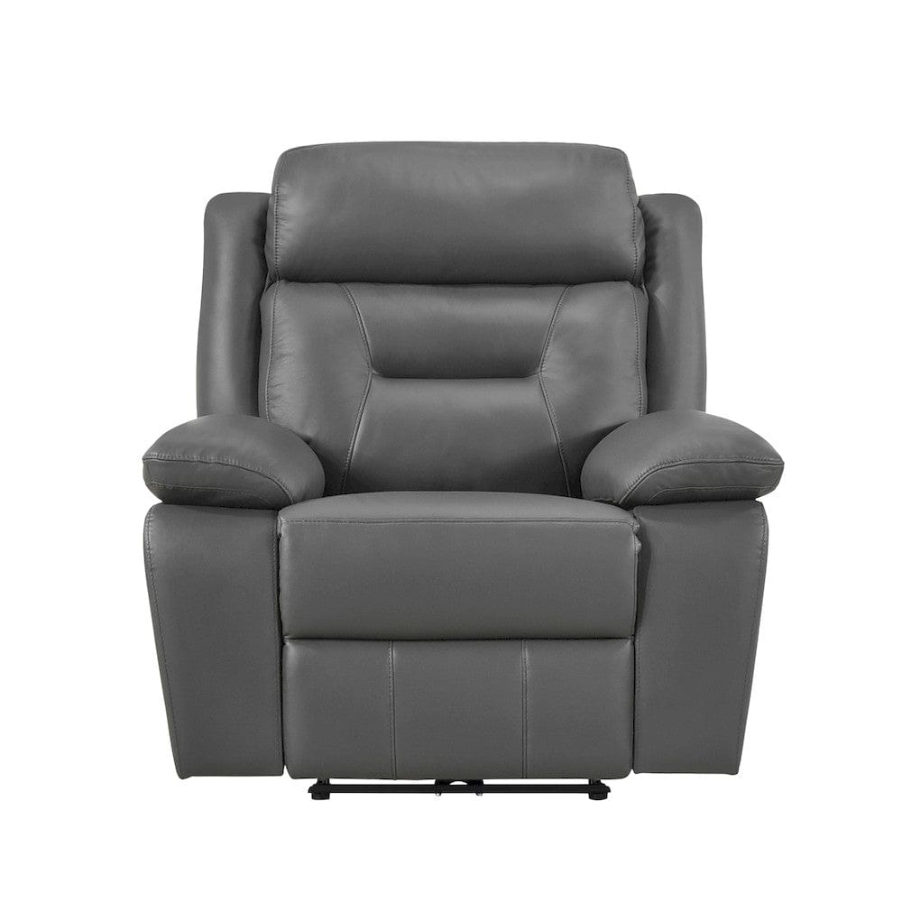 Homelegance  - Laconia Power Reclining Chair in Dark gray - 9629DGY-1PW  view 1