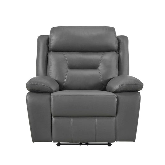 Homelegance  - Laconia Power Reclining Chair in Dark gray - 9629DGY-1PW  view 1