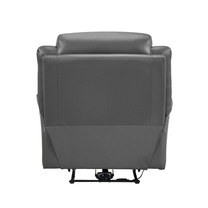 Homelegance  - Laconia Power Reclining Chair in Dark gray - 9629DGY-1PW  view 4