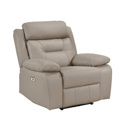 Homelegance  - Laconia Power Reclining Chair in Latte - 9629LTE-1PW  view 2