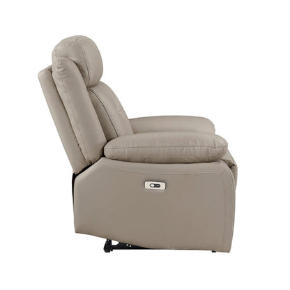 Homelegance  - Laconia Power Reclining Chair in Latte - 9629LTE-1PW  view 3