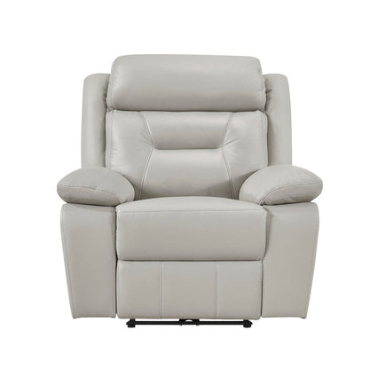 Homelegance  - Laconia Power Reclining Chair in Silver - 9629SVE-1PW  view 5