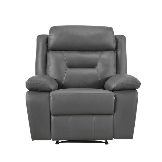 Homelegance  - Laconia Reclining Chair in Dark gray - 9629DGY-1  view 1