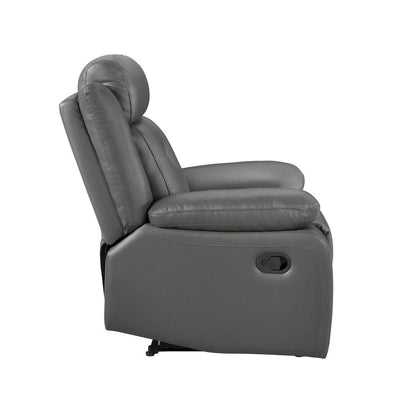 Homelegance  - Laconia Reclining Chair in Dark gray - 9629DGY-1  view 3