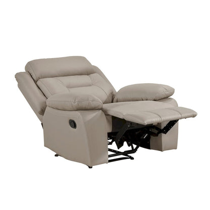 Homelegance  - Laconia Reclining Chair in Latte - 9629LTE-1  view 3